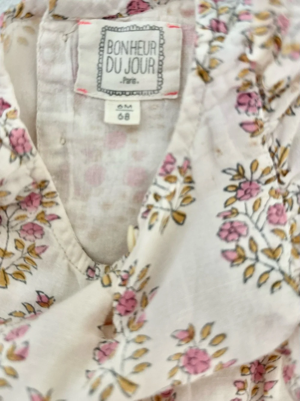 Bonheur Du Jour cream romper